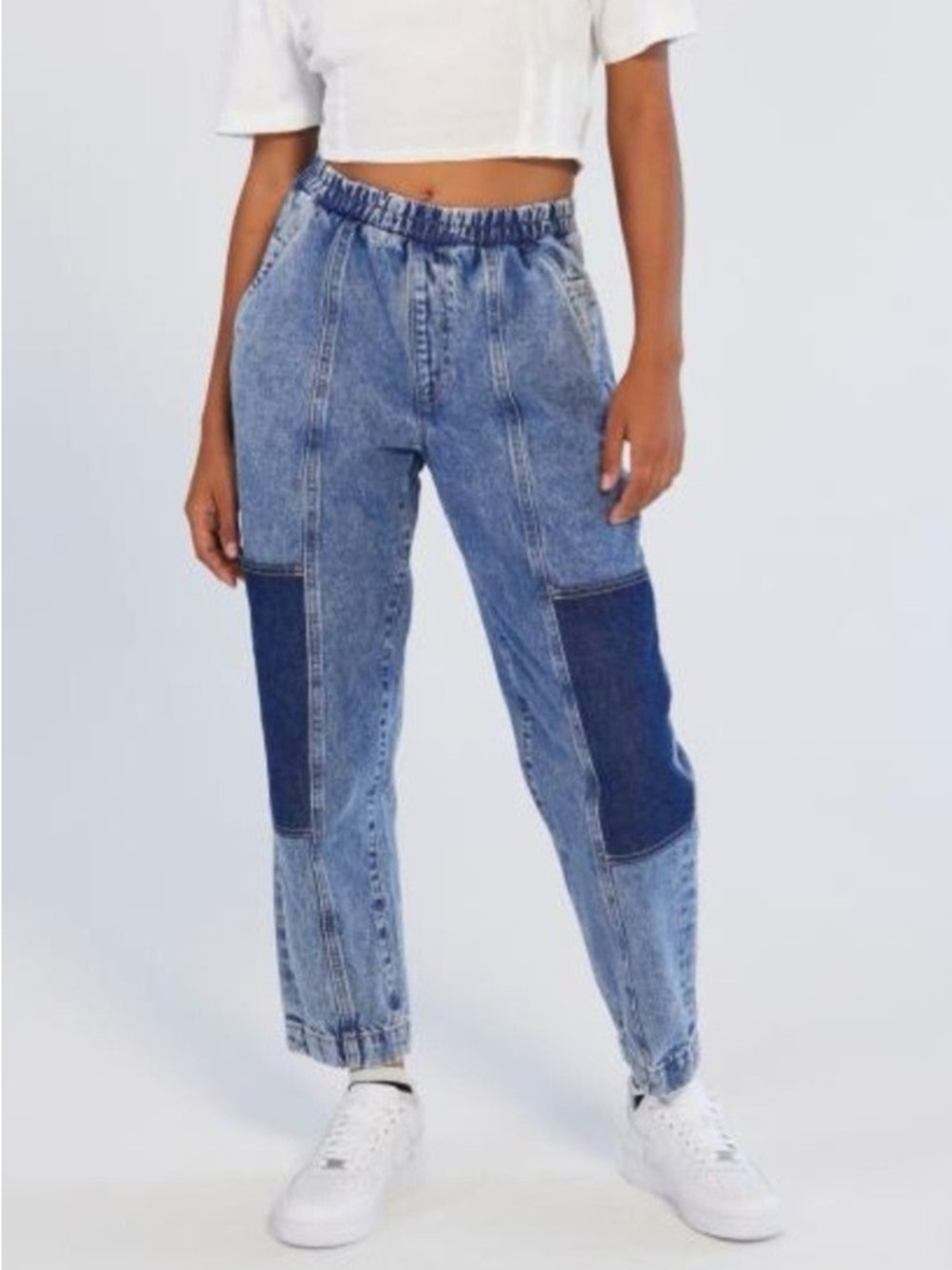BDG by Urban Outfitters Patchwork Jogger Jeans